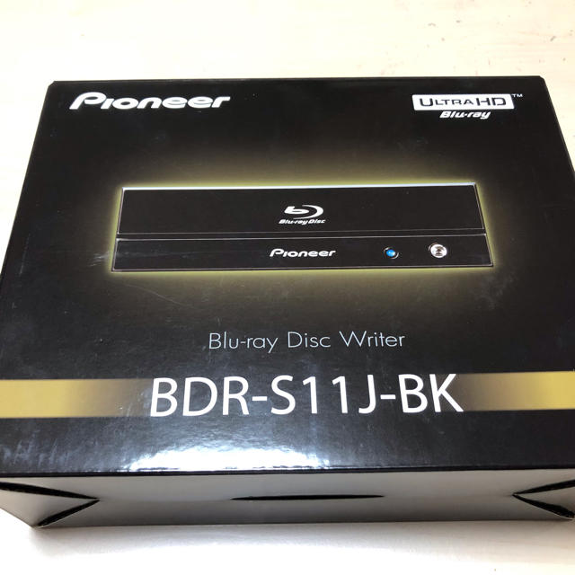 Pioneer(パイオニア)のPioneer BDR-S11J-BK パイオニア Blu-Ray ライター スマホ/家電/カメラのテレビ/映像機器(ブルーレイプレイヤー)の商品写真