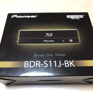 パイオニア(Pioneer)のPioneer BDR-S11J-BK パイオニア Blu-Ray ライター(ブルーレイプレイヤー)