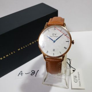 ダニエルウェリントン(Daniel Wellington)のA-81新品34mm❤ダニエルウェリントン♥ユニセックス白♥激安価格♥送料無料(腕時計)