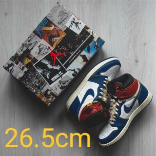 ナイキ(NIKE)のUNION AIR JORDAN 1 NRG BLUE ユニオン AJ1(スニーカー)