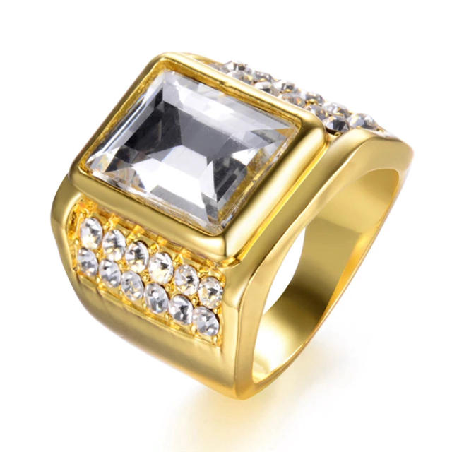 K18YGFダイヤモンドリングメンズ メンズのアクセサリー(リング(指輪))の商品写真