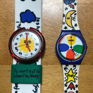 スウォッチ(swatch)のswatch 1992 カステルバジャック 2本セット オールドスウォッチ(腕時計)