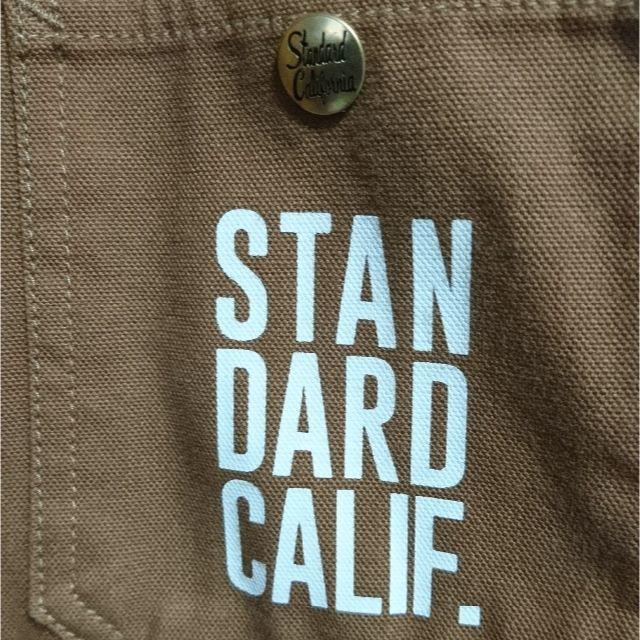STANDARD CALIFORNIA(スタンダードカリフォルニア)のスタンダードカリフォルニア ダック生地 カバーオール ブラウン L メンズのジャケット/アウター(カバーオール)の商品写真