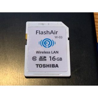 トウシバ(東芝)のTOSHIBA Flash Air Wi-Fi SDカード 16GB(その他)