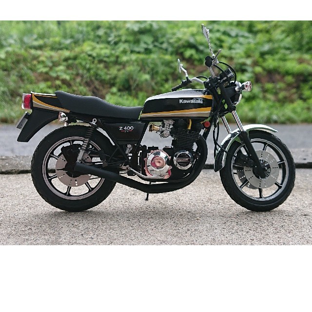 ★kawasaki ★1/12★Ｚ400FX(タイガーカラー)製作品