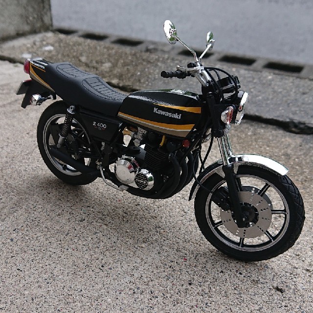 ★kawasaki ★1/12★Ｚ400FX(タイガーカラー)製作品 3