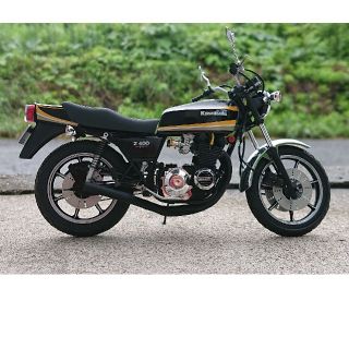 ★kawasaki ★1/12★Ｚ400FX(タイガーカラー)製作品(模型/プラモデル)