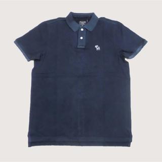 アバクロンビーアンドフィッチ(Abercrombie&Fitch)の★新品★アバクロンビー&フィッチ★ユーズド加工ポロシャツ (Navy/XL)(ポロシャツ)