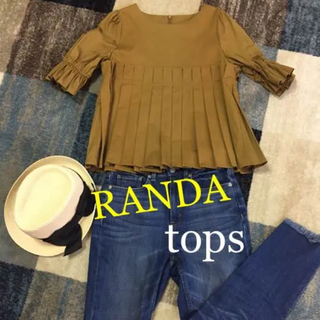 ランダ(RANDA)のランダRANDAシャツトップス(カットソー(半袖/袖なし))