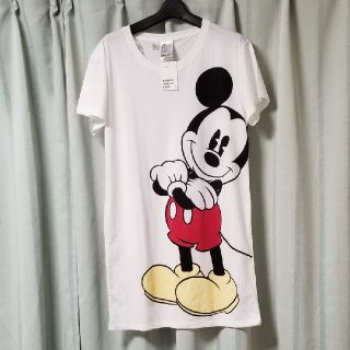 エイチアンドエム(H&M)のレディース　ロングTシャツ(Tシャツ(半袖/袖なし))