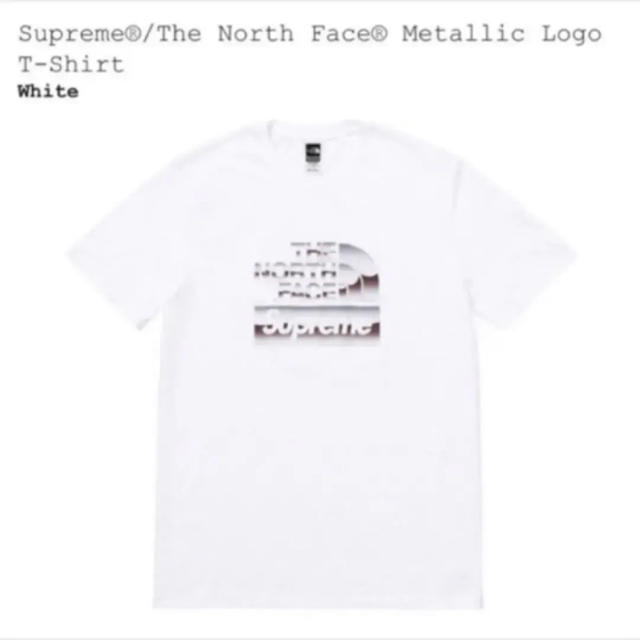【XL】Supreme The North Face Metallic TeeTシャツ/カットソー(半袖/袖なし)