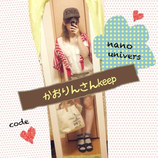 ナノユニバース(nano・universe)の○かおりんさん7/26までkeep○(ミニワンピース)