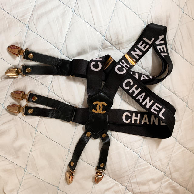 CHANEL(シャネル)のCHANEL ヴィンテージサスペンダー レディースのファッション小物(サスペンダー)の商品写真