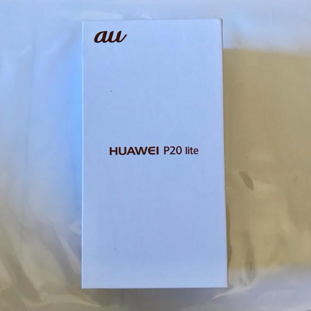 au(エーユー)のHuawei P20 liteブラック au スマホ/家電/カメラのスマートフォン/携帯電話(スマートフォン本体)の商品写真