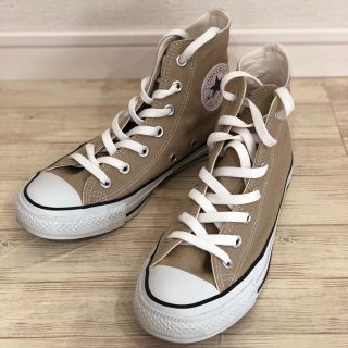 コンバース(CONVERSE)の【converse】ベージュハイカット✨(スニーカー)