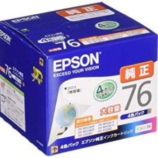 エプソン(EPSON)のエプソン純正インク IC4CL76  30個セット！(PC周辺機器)