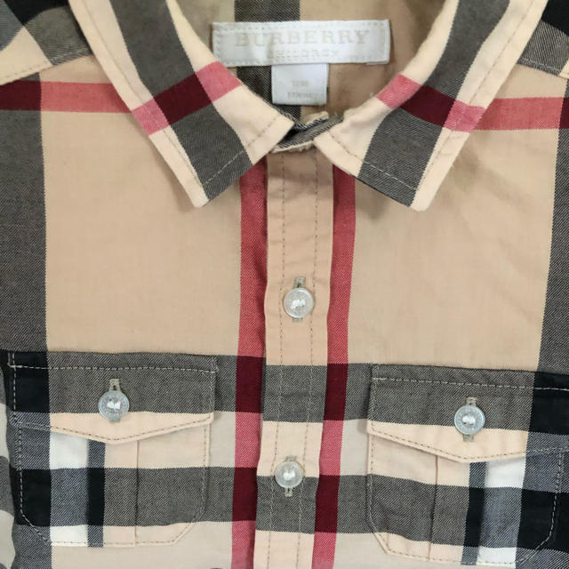 BURBERRY(バーバリー)のバーバリーノバチェックシャツ80 キッズ/ベビー/マタニティのベビー服(~85cm)(シャツ/カットソー)の商品写真