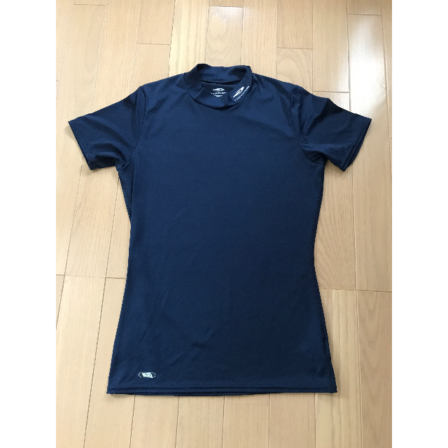 TIGORA(ティゴラ)のティゴラ　TIGORA　モックスポーツTシャツ　Mサイズ　ネイビー メンズのトップス(Tシャツ/カットソー(半袖/袖なし))の商品写真