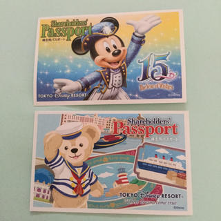 ディズニー(Disney)のディズニーパスポート２枚 使用済み(遊園地/テーマパーク)
