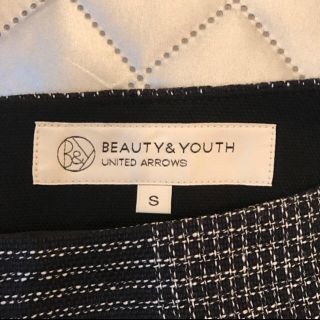 ビューティアンドユースユナイテッドアローズ(BEAUTY&YOUTH UNITED ARROWS)の美品！大きめチェックの可愛いスカート♡(ひざ丈スカート)