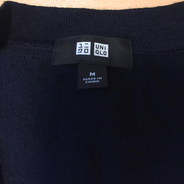 UNIQLO(ユニクロ)の【新品】カーディガン UNIQLO ネイビー メンズのトップス(カーディガン)の商品写真