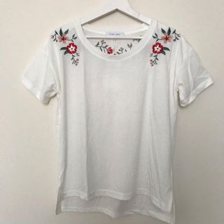 チャオパニック(Ciaopanic)の★新品タグ付き★チャオパニック★刺繍半袖カットソー★Tシャツ★(Tシャツ(半袖/袖なし))