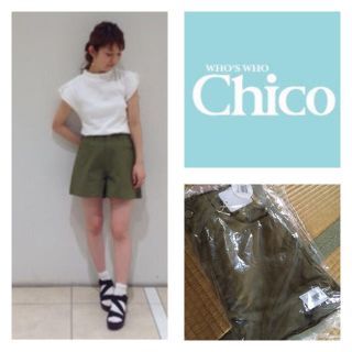 フーズフーチコ(who's who Chico)のchico＊台形キュロット新品(キュロット)