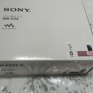 ウォークマン(WALKMAN)の終了間近(新品）SONYウォークマンＮＷ－Ｓ14K(ポータブルプレーヤー)