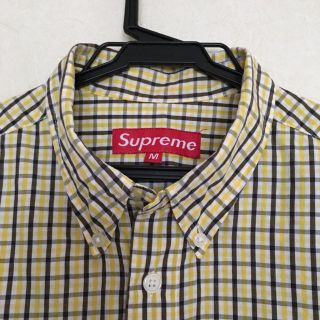 シュプリーム(Supreme)のsupreme ギンガムチェックシャツ 半袖 M(シャツ)