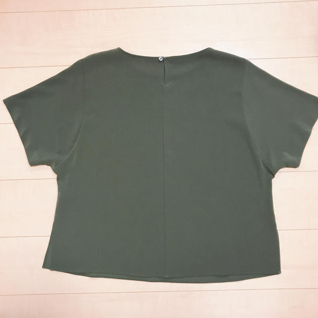 UNIQLO(ユニクロ)の美品 ユニクロ ドレープブラウス レディースのトップス(シャツ/ブラウス(半袖/袖なし))の商品写真