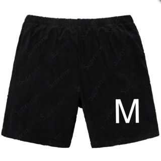 シュプリーム(Supreme)のsupreme Terry Jacquard Logo Short black(ショートパンツ)