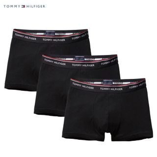 トミーヒルフィガー(TOMMY HILFIGER)の新品未使用 Tommy Hilfiger ボクサーパンツ三枚セット ブラック S(ボクサーパンツ)