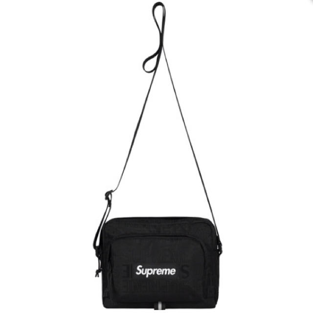 supreme 19ss Shoulder Bag black