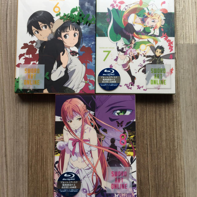 角川書店(カドカワショテン)のソードアートオンライン Blu-ray１巻〜８巻セット エンタメ/ホビーのDVD/ブルーレイ(アニメ)の商品写真