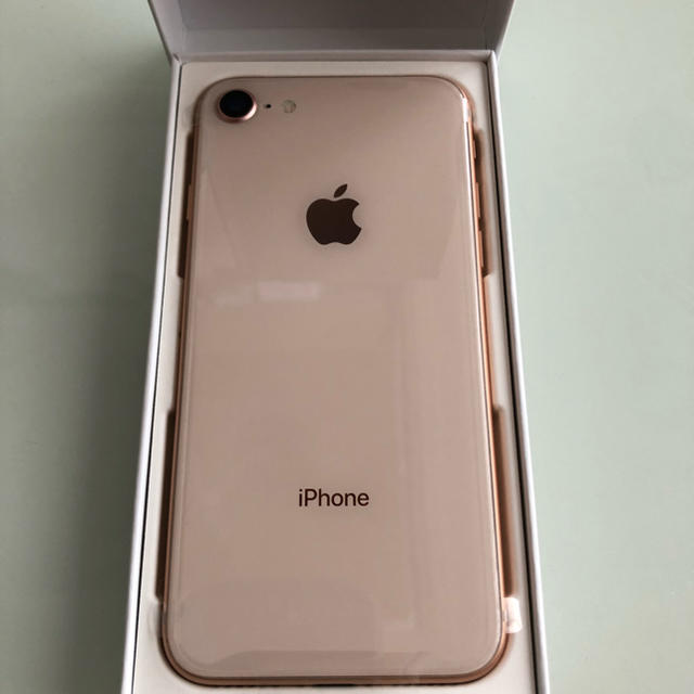 iPhone8 GB ピンクゴールド SIMロック解除済