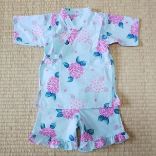 コンビミニ(Combi mini)のコンビミニ Combi mini 幼児甚平（女の子）サイズ100 紫陽花柄(甚平/浴衣)