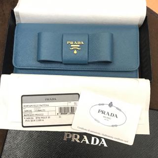 プラダ(PRADA)の美品 プラダ  長財布(財布)