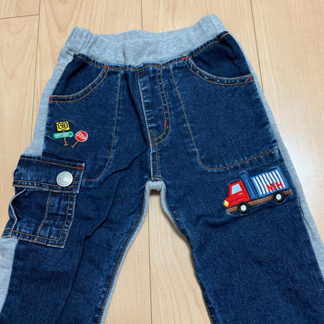 mikihouse(ミキハウス)のらむ様  専用   ミキハウス  デニムパンツ キッズ/ベビー/マタニティのキッズ服男の子用(90cm~)(パンツ/スパッツ)の商品写真