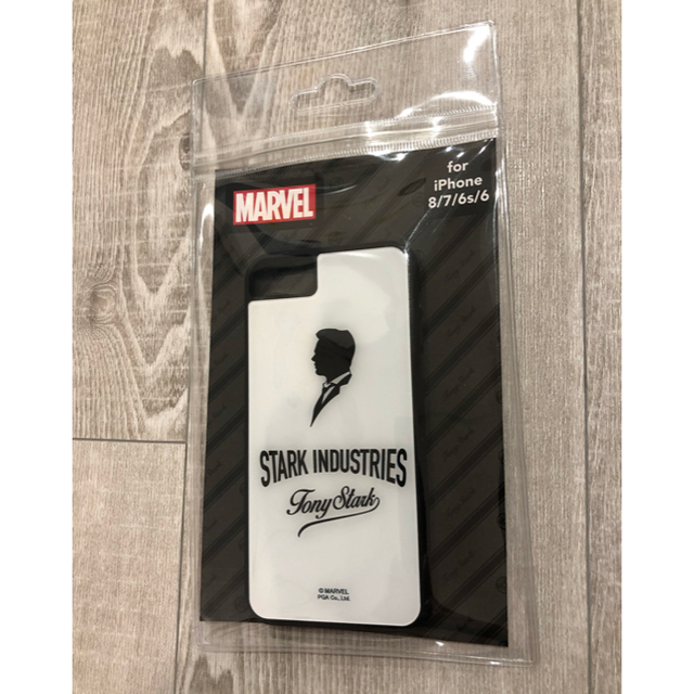 MARVEL(マーベル)の【新品未開封】先行発売スタークインダストリーズ iPhone 6,6S,7,8用 スマホ/家電/カメラのスマホアクセサリー(iPhoneケース)の商品写真