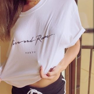 エイミーイストワール(eimy istoire)のdiva and ram ロゴTシャツ(Tシャツ(半袖/袖なし))