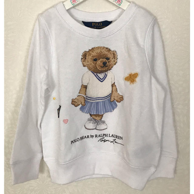 POLO RALPH LAUREN(ポロラルフローレン)の新品⭐️Ralph Laurenポロベアスウェットトレーナー キッズ/ベビー/マタニティのキッズ服女の子用(90cm~)(Tシャツ/カットソー)の商品写真