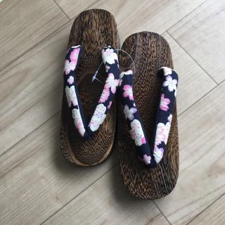 新品*下駄(下駄/草履)