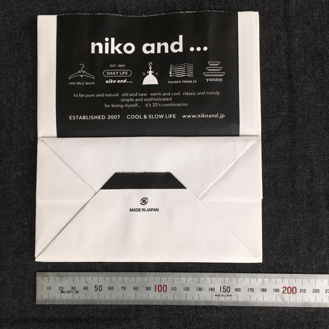 niko and...(ニコアンド)のniko and...  紙袋4枚セット レディースのバッグ(ショップ袋)の商品写真