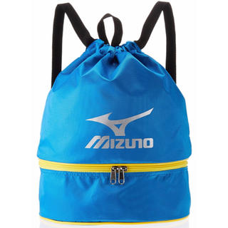 ミズノ(MIZUNO)のすぴっつ様専用 ミズノ プールバッグ 新品 タグ付き ブルーとブラックの2点(マリン/スイミング)