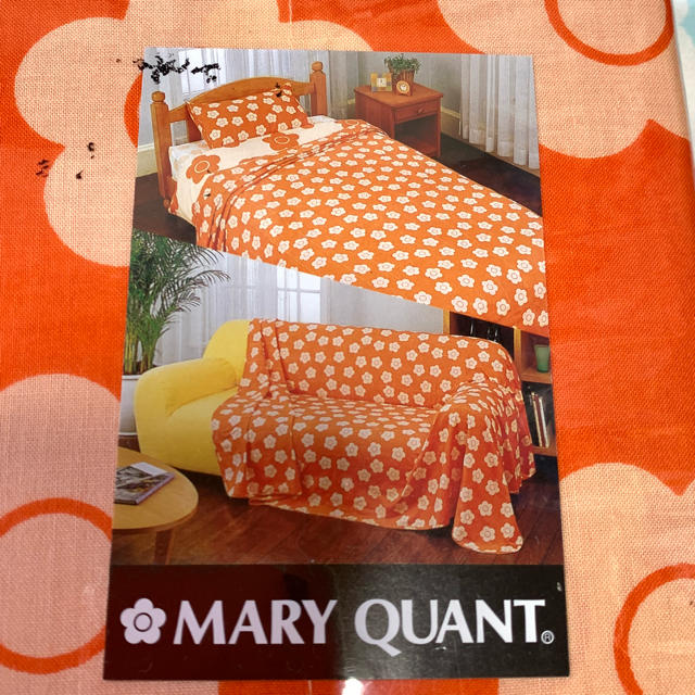 MARY QUANT(マリークワント)のライ麦様専用☆マリークワント 枕カバー・マルチカバー2点セット★ インテリア/住まい/日用品の寝具(シーツ/カバー)の商品写真