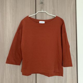 ユナイテッドアローズ(UNITED ARROWS)の【値下げしました】ユナイテッドアローズ ブラウンカットソー 七分袖(カットソー(長袖/七分))