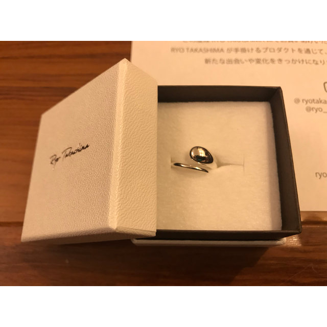 SUNSEA(サンシー)のryo Takashima TEAR DROP RING メンズのアクセサリー(リング(指輪))の商品写真