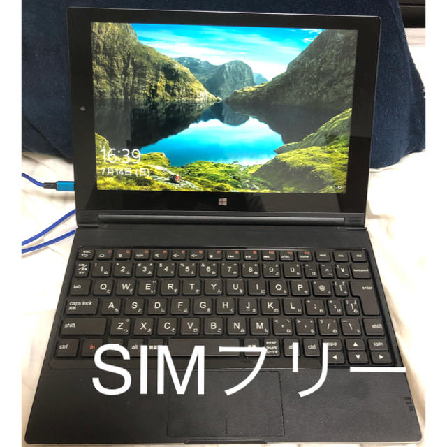 タブレットSIMフリーWin10済 YOGA Tablet2 1051L