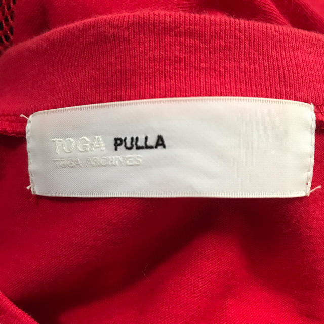 TOGA(トーガ)のTOGA PULLA トーガ／ 丈短 袖メッシュ Tシャツ レディースのトップス(Tシャツ(半袖/袖なし))の商品写真