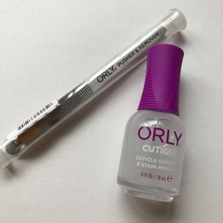 オーリー(ORLY)の新品未使用 ネイル キューティクルプッシャー&リムーバー おたまプッシャー(ネイルケア)